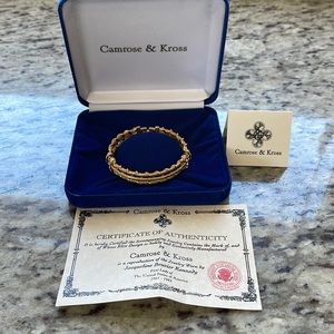 Camrose & Kross gold tone bracelet